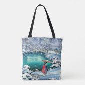 Tote Bag Tsuchiya Koitsu - Neige de printemps à Maruyama (Dos)