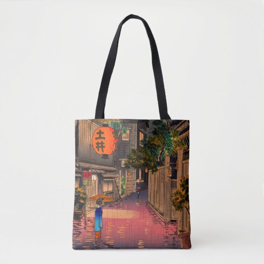 Tote Bag Tsuchiya Koitsu - Soirée à Ushigome (Devant)
