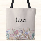 Tote Bag Tu as l'air plus heureux ! Thème de couture