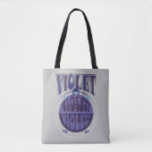 Tote Bag Tu deviens Violet, Violet ! (Devant)