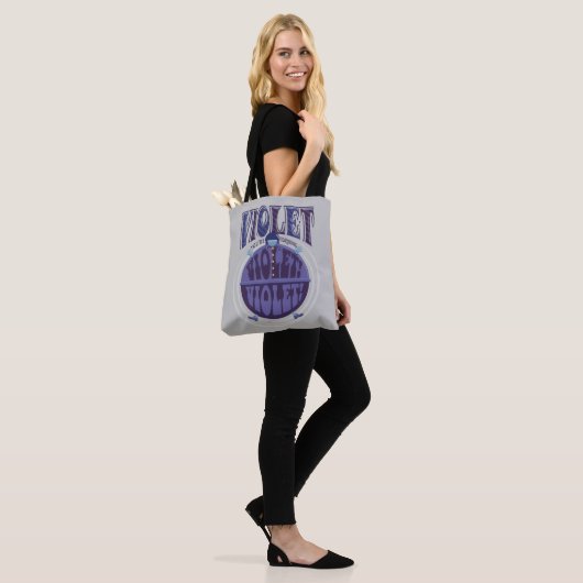 Tote Bag Tu deviens Violet, Violet ! (Sur le modèle)