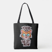 Tote Bag Tu es la miow du chat (Dos)