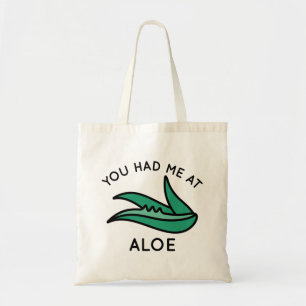 Tote Bag Tu M'As Eu À Aloe