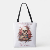 Tote Bag Tu m'as eu à Dark Romance (Dos)