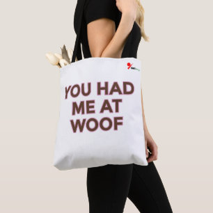 Tote Bag Tu m'as eu à Ouah Conception pour amateurs d'ani