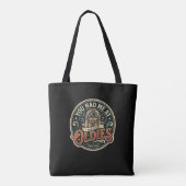Tote Bag Tu m'as eu avec Oldies (Dos)