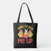 Tote Bag Tu M'As Frappé Les Poussins De Pâques (Dos)