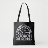 Tote Bag Tu ne me fais pas peur, j'enseigne le volley-ball (Devant)