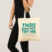 Tote Bag Tu Ne M'Essaies Pas (Devant (produit))