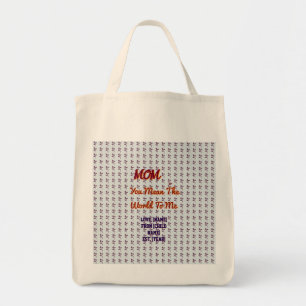 Tote Bag Tu représentes le monde pour moi Cadeau de famille