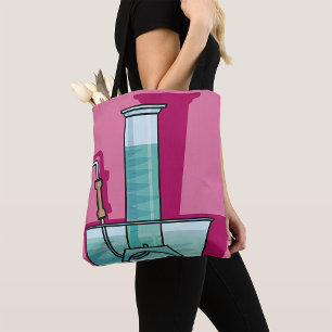 Tote Bag Tube de test scientifique