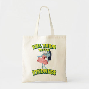 Tote Bag Tuez-Les Avec Kindness Ballerina Zombie