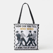 Tote Bag Tug mime de guerre (Dos)