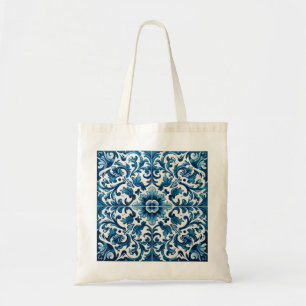 Tote Bag Tuile bleue portugaise