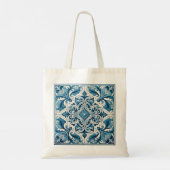 Tote Bag Tuile bleue portugaise (Dos)