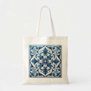 Tote Bag Tuile bleue portugaise