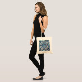 Tote Bag Tuile bleue portugaise (Devant (modèle))