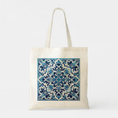 Tote Bag Tuile bleue portugaise (Dos)
