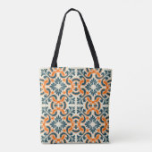 Tote Bag Tuile bleue portugaise (Dos)