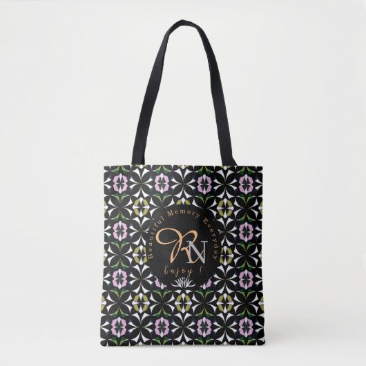 Tote Bag Tuile géométrique (Devant)