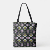 Tote Bag Tuile géométrique (Dos)