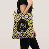 Tote Bag Tuile géométrique (De près)