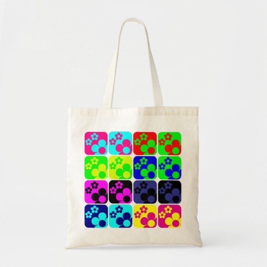 Tote Bag Tuiles florales (Devant)