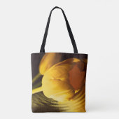 Tote Bag Tulipe jaune romantique (Dos)
