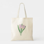Tote Bag Tulipe jaune-violet (Dos)