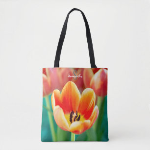 Tote Bag Tulipe orange