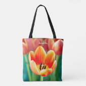 Tote Bag Tulipe orange (Dos)