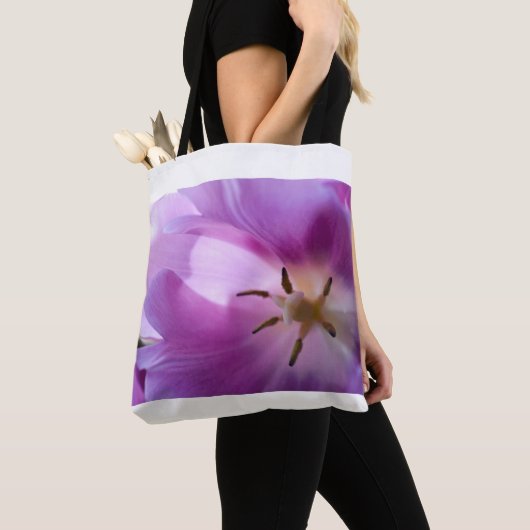 Tote Bag Tulipe pourpre (De près)