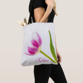 Tote Bag Tulipe rose (De près)