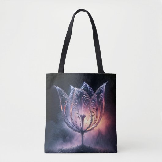 Tote Bag Tulipe Translucide Glissante Avec Arrosage (Devant)