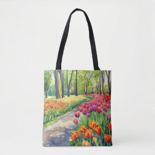 Tote Bag Tulipes dans le parc