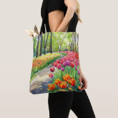 Tote Bag Tulipes dans le parc (De près)