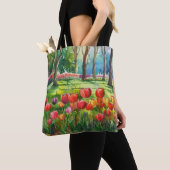Tote Bag Tulipes dans le parc (De près)