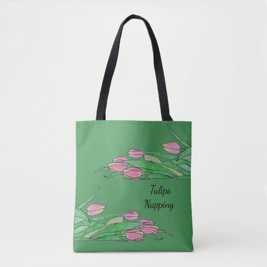Tote Bag Tulipes dormant (Devant)