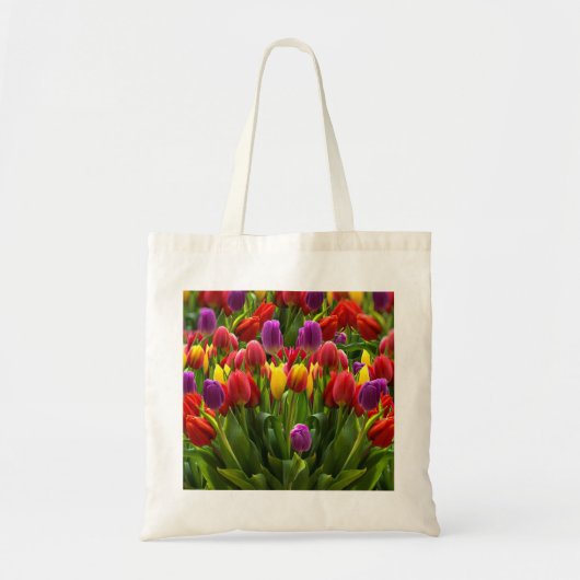 Tote Bag Tulipes lumineuses (Devant)