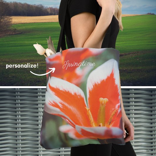 Tote Bag Tulipes rouges