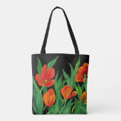 Tote Bag Tulipes rouges (Dos)