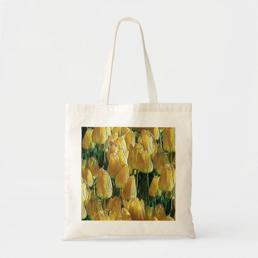 Tote Bag Tulips Sunshine Yellow (Devant)