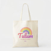 Tote Bag Tulum - Arc en ciel (Devant)