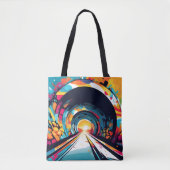 Tote Bag Tunnel Avec Graffiti Art (Devant)