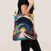 Tote Bag Tunnel Avec Graffiti Art (De près)