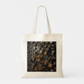 Tote Bag Tunnel de cube noir futuriste infini (Dos)