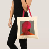 Tote Bag Turban rose (Devant (produit))