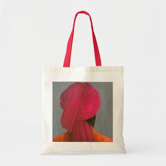 Tote Bag Turban rose (Devant)