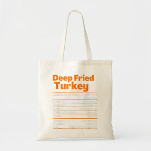 Tote Bag Turquie profonde Fried Chemise Thanksgiving Nutrit
