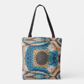 Tote Bag Turquoise Gold Sun Southwestern Art (Dos)